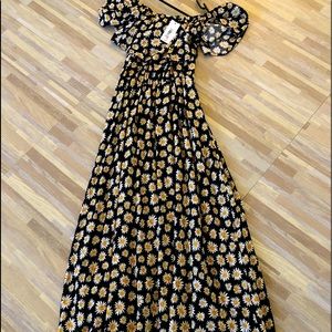 Gorgeous long sunflower dress